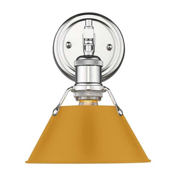 Golden - 3306-BA1 CH-AY - One Light Bath Vanity - Orwell - Chrome