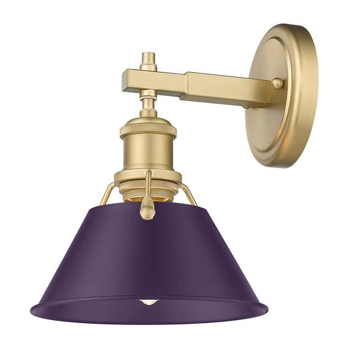 Golden - 3306-BA1 BCB-EP - One Light Bath Vanity - Orwell - Brushed Champagne Brass