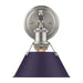 Golden - 3306-BA1 PW-EP - One Light Bath Vanity - Orwell - Pewter