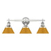 Golden - 3306-BA3 CH-AY - Three Light Vanity - Orwell - Chrome