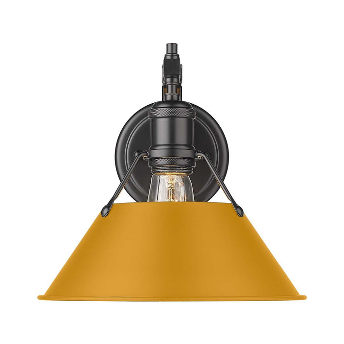 Golden - 3306-1W BLK-AY - One Light Wall Sconce - Orwell - Matte Black