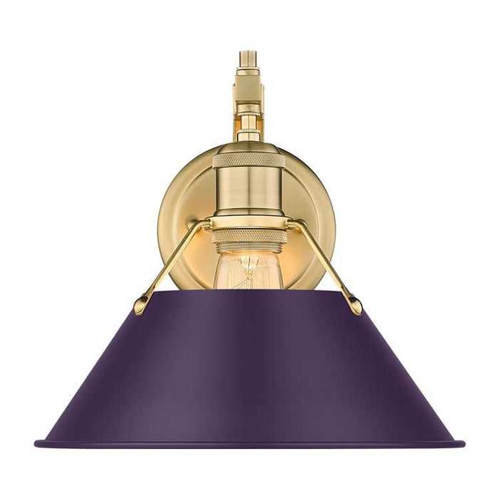 Golden - 3306-1W BCB-EP - One Light Wall Sconce - Orwell - Brushed Champagne Brass