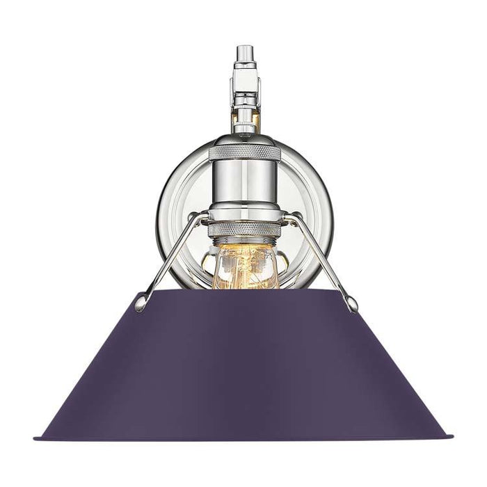 Golden - 3306-1W CH-EP - One Light Wall Sconce - Orwell - Chrome
