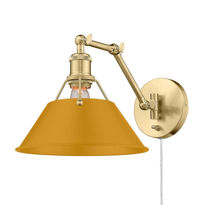 Golden - 3306-A1W BCB-AY - One Light Wall Sconce - Orwell - Brushed Champagne Brass