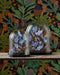 Currey and Company - 1200-0976 - Sculpture - Rue de Bac Butterflies - Lilac/Brown/Black/Clear