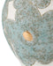 Currey and Company - 1200-0978 - Vase - Bloom - Textured Blue/Off-White/Gold