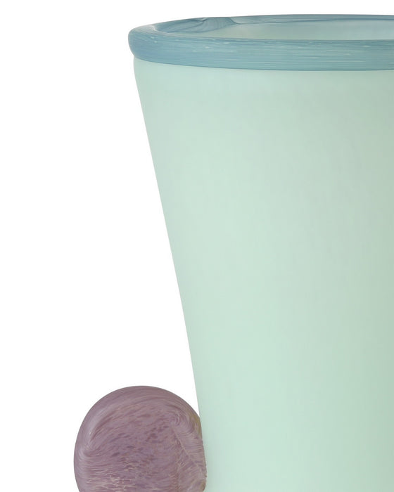 Currey and Company - 1200-0988 - Vase - Vassily - Light Purple/Light Blue/Dark Blue