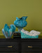 Currey and Company - 1200-0996 - Object - Reclining Nude - Blue/Off-White