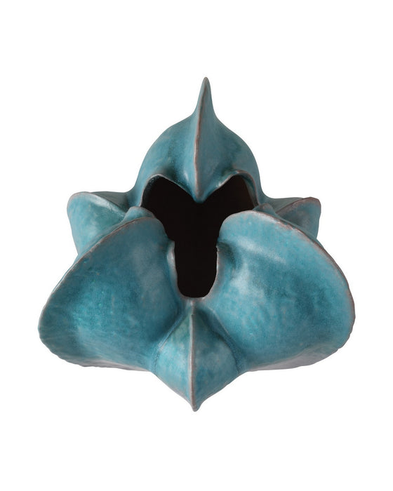 Currey and Company - 1200-0997 - Vase - Free-Form - Blue/Dark Gray