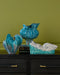 Currey and Company - 1200-0997 - Vase - Free-Form - Blue/Dark Gray