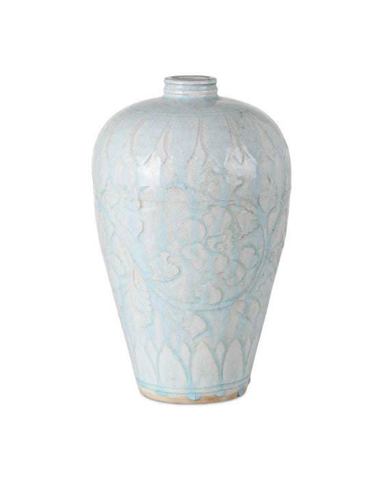 Currey and Company - 1200-1002 - Vase - Nanjing - Light Blue