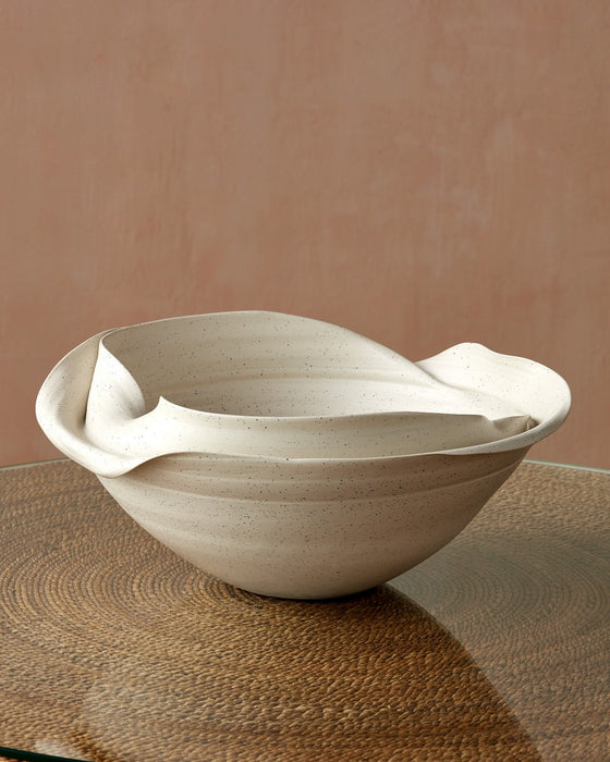 Currey and Company - 1200-1007 - Bowl - Grandeur - Eggshell