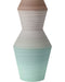 Currey and Company - 1200-1008 - Vase - Happy 80's - Brown/Light Blue