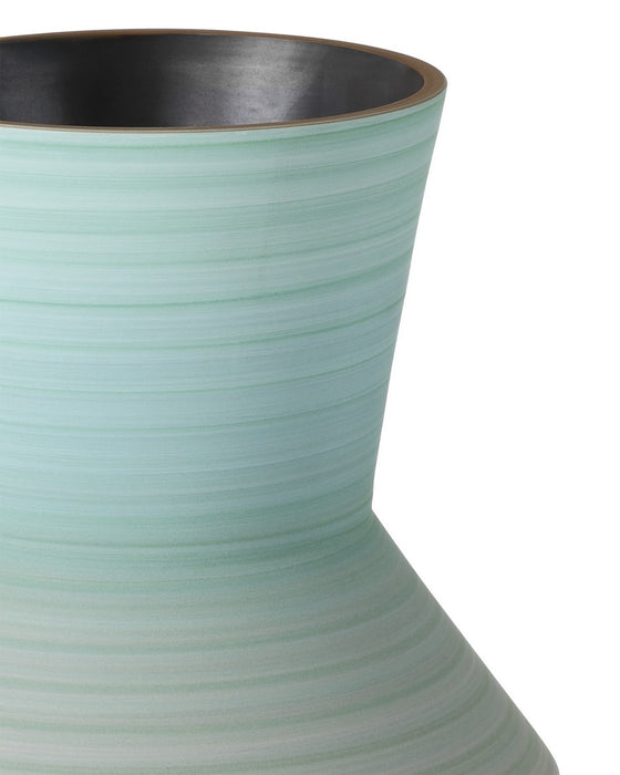 Currey and Company - 1200-1008 - Vase - Happy 80's - Brown/Light Blue