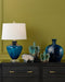 Currey and Company - 1200-1012 - Vase - Pavonini - Blue