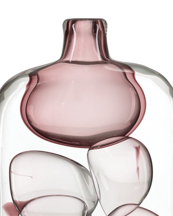 Currey and Company - 1200-1017 - Vase - Vicolino - Clear/Purple