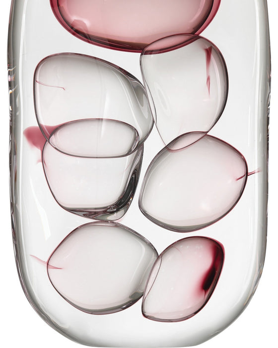 Currey and Company - 1200-1017 - Vase - Vicolino - Clear/Purple