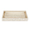 Currey and Company - 1200-1020 - Tray Set of 2 - Gerri Dot - Natural