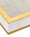 Currey and Company - 1200-1021 - Tray Set of 2 - Casey - Natural/Brass