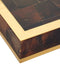 Currey and Company - 1200-1022 - Tray Set of 2 - Casey - Natural/Brass