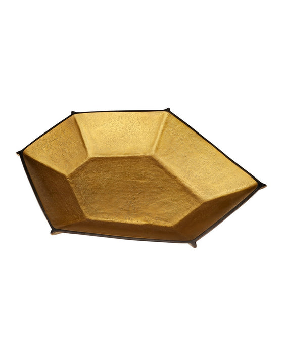 Currey and Company - 1200-1028 - Bowl - Merola - Antique Brass/Bronze