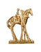 Currey and Company - 1200-1033 - Sculpture - Dujardin Equestrian - Gold