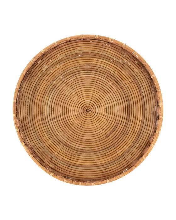 Currey and Company - 1200-1041 - Tray - Tegal - Natural/Clear