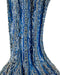 Currey and Company - 1200-1048 - Vase - Folios - Reactive Dark Blue