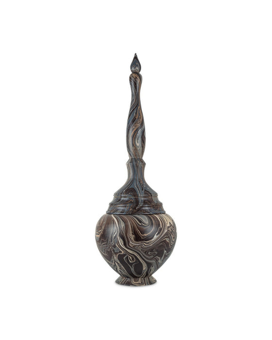 Currey and Company - 1200-1050 - Box - Marbleized - Marbleized Brown
