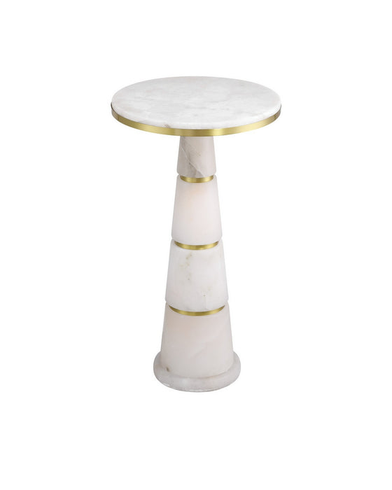 Currey and Company - 3000-0320 - Drinks Table - Eleanora - Natural/Natural Brass