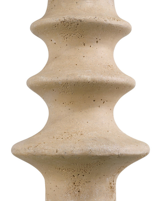 Currey and Company - 3000-0321 - Accent Table - Rollins - Beige