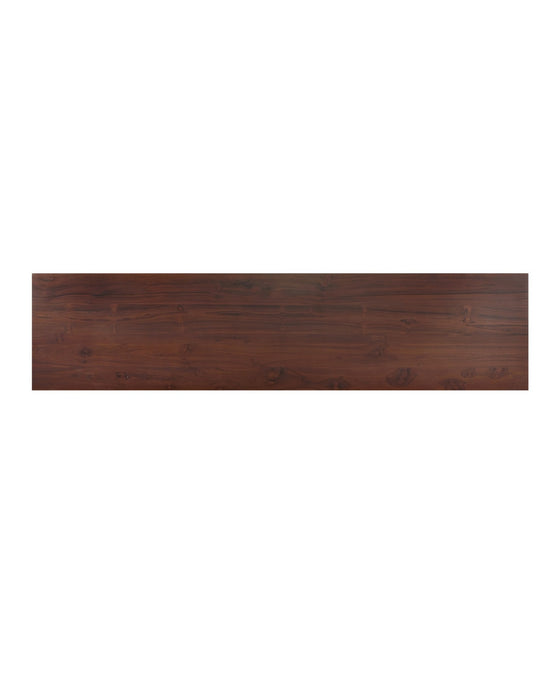 Currey and Company - 3000-0324 - Credenza - Jardin - Walnut/Antique Brass