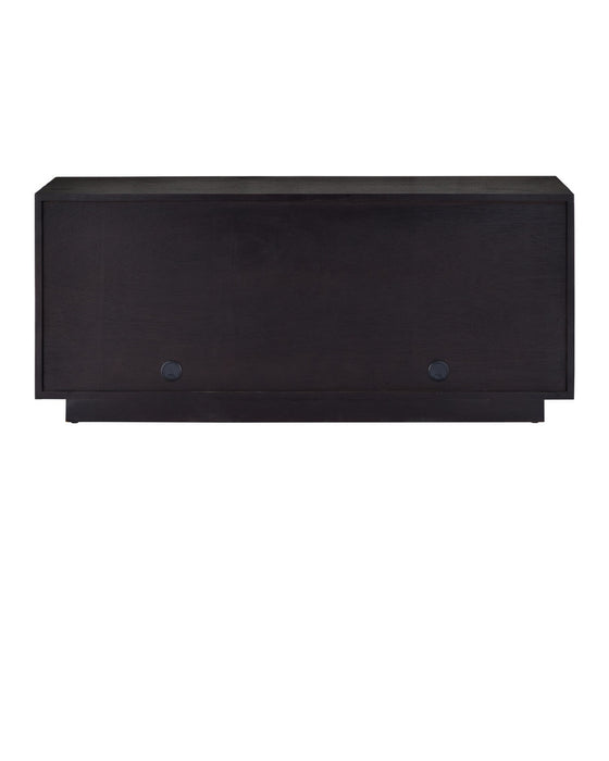 Currey and Company - 3000-0330 - Credenza - Mosaico - Ebony/Antique Mirror