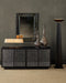 Currey and Company - 3000-0330 - Credenza - Mosaico - Ebony/Antique Mirror
