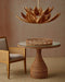 Currey and Company - 3000-0331 - Entry Table - Dominica - Natural/Clear