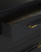 Currey and Company - 3000-0332 - Chest - Verona - Black/Natural/Champagne/Silver