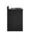Currey and Company - 3800-0014 - 36" Vanity with Rectangular Undermount Sink - Karlson - Stained Vellum/Caviar Black & Faux Bone/Black/White