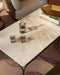 Currey and Company - 4000-0220 - Cocktail Table - Crema - Natural/Bronze