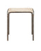 Currey and Company - 4000-0221 - Side Table - Crema - Natural/Bronze