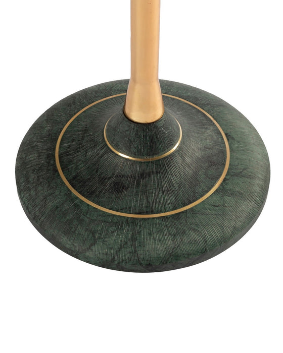 Currey and Company - 4000-0222 - Accent Table - Roselle - Natural/Brass