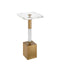 Currey and Company - 4000-0223 - Drinks Table - Desiree - Clear/Antique Brass