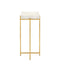 Currey and Company - 4000-0225 - Accent Table - Casey - Natural/Brass