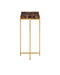 Currey and Company - 4000-0226 - Accent Table - Casey - Natural/Brass