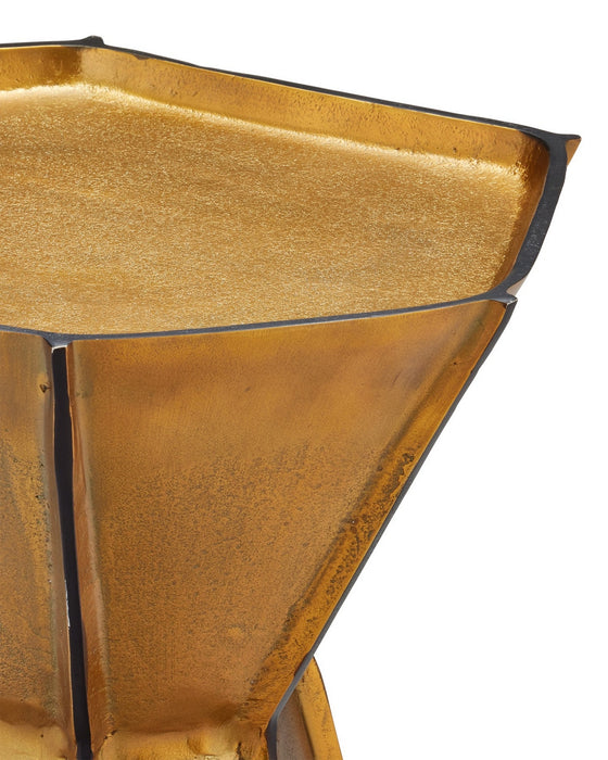 Currey and Company - 4000-0230 - Accent Table - Merola - Antique Brass/Bronze