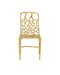Currey and Company - 4000-0231 - Side Chair - Honeycomb - Gold