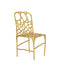 Currey and Company - 4000-0231 - Side Chair - Honeycomb - Gold