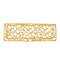 Currey and Company - 4000-0232 - Console Table - Honeycomb - Gold/Clear