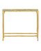 Currey and Company - 4000-0232 - Console Table - Honeycomb - Gold/Clear