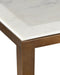 Currey and Company - 4000-0238 - Console Table - Oblique - Natural/Antique Brass