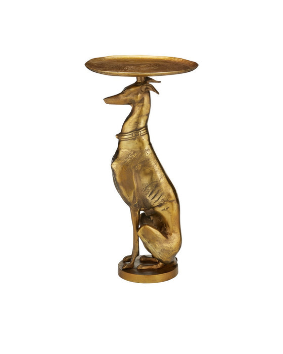 Currey and Company - 4000-0239 - Accent Table - Ballyregan - Antique Brass